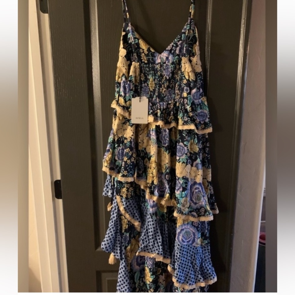 Spell full bloom ruffle dress - Picture 2 of 3